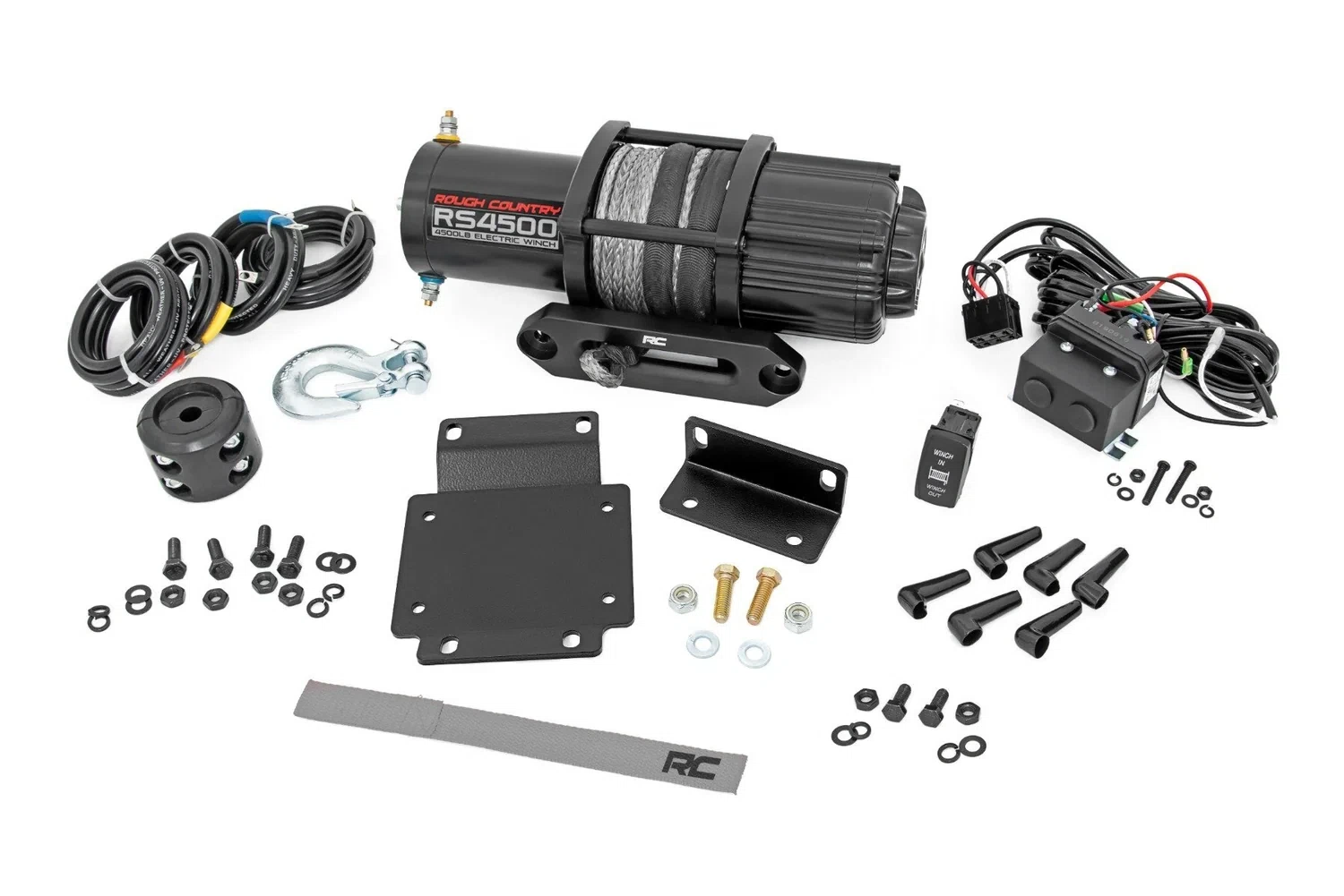 Rough Country Winch Mount - RS4500S - Honda Pioneer 1000 - 92069